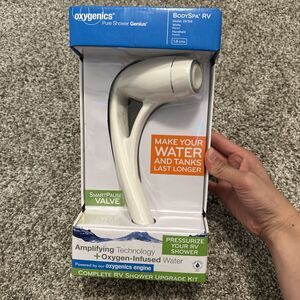 Oxygenics BodySpa Complete RV Shower Upgrade Kit 26788 Handheld 1.8 GPM White